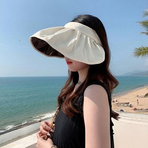 자외선차단 햇빛차단 썬캡 돌돌이 여성 여름 모자